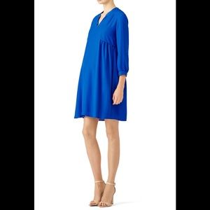 Amanda Uprichard maternity cobalt liberty dress
